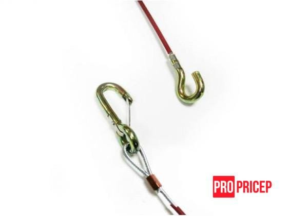 3377074995_ctrahovochnyj-tros-tormoza Трос страхувальний для гальма накату з дишлом регул. по висоті, 1600мм