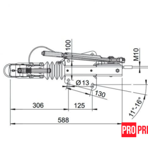 3378695578_galmo-nakatu-al-ko Тормоз наката AL-KO 90 S-3 (КОМПЛЕКТ), 700-1000кг, АК 161, монт.зверху