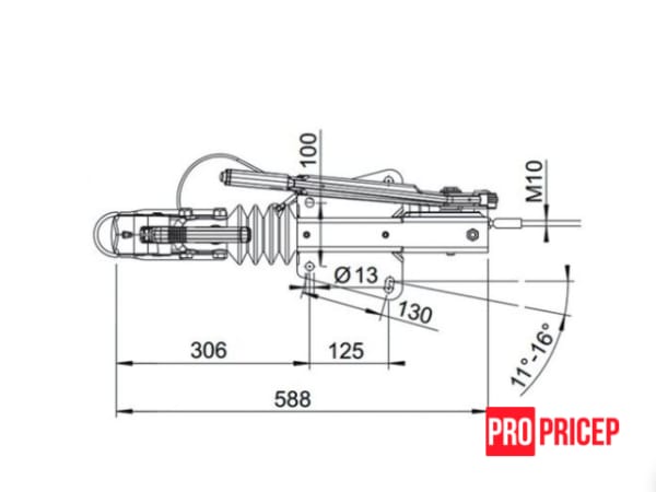3378695578_galmo-nakatu-al-ko Тормоз наката AL-KO 90 S-3 (КОМПЛЕКТ), 700-1000кг, АК 161, монт.зверху