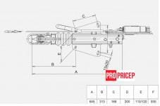 3380654101_tormoz-nakata-knott Гальмо накату KNOTT KF 13C KK14BN3, 750-1300 кг, V- подібний
