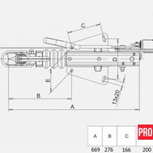 3380706904_tormoz-nakata-knott Гальмо накату KNOTT KF K27AN3, 2700 кг, V- подібний