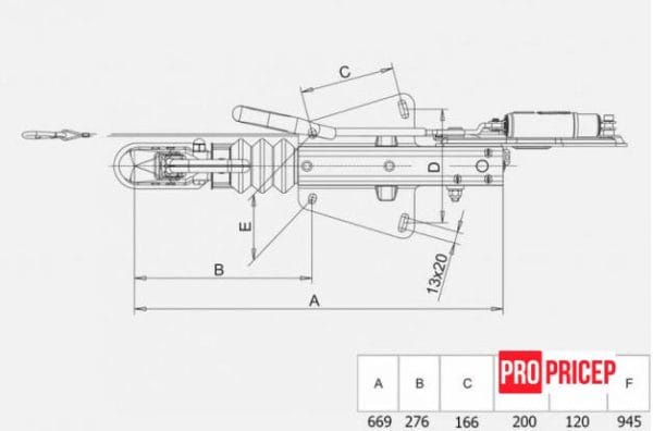 3380706904_tormoz-nakata-knott Гальмо накату KNOTT KF K27AN3, 2700 кг, V- подібний
