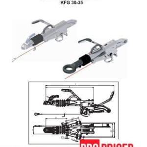 3380732266_tormoz-nakata-knott Гальмо накату KNOTT KFGL35A-GF, K35CN3, 3500 кг, V- подібний.
