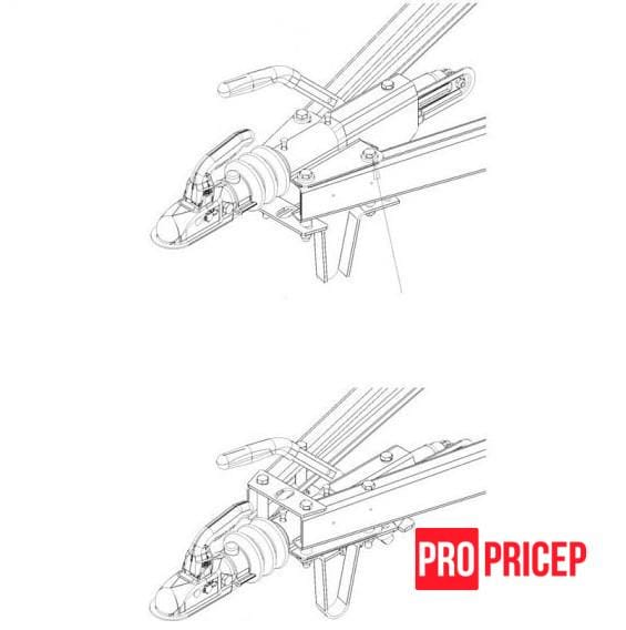 3380732272_tormoz-nakata-knott Гальмо накату KNOTT KFGL35A-GF, K35CN3, 3500 кг, V- подібний.