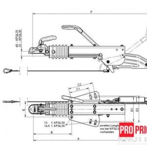 3380763367_tormoz-nakata-knott Гальмо накату KNOTT KFG 35, 3500 кг, петля NAТО, чавун (під замовлення)