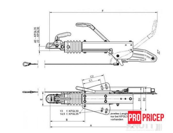 3380763367_tormoz-nakata-knott Гальмо накату KNOTT KFG 35, 3500 кг, петля NAТО, чавун (під замовлення)