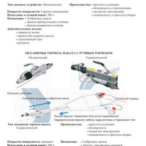 3380831553_tormoz-nakata-knott Гальмо накату KNOTT KF 20, 2000 кг, гідравлічний, V- подібний