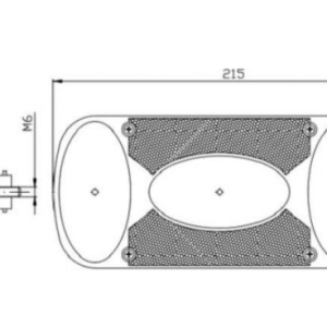 3392410859_fonar-zadnij-levyj Ліхтар задній лівий з протитуманним світлом і освітленням номерного знака FRISTOM MD-036 L (лівий)