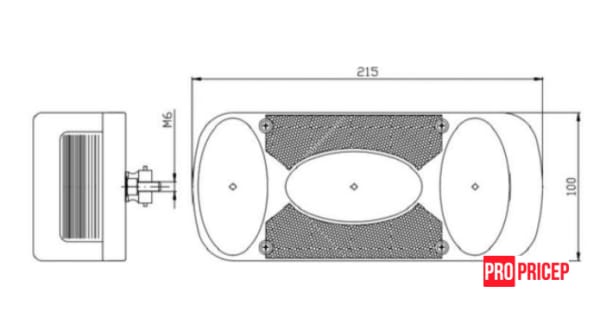 3392410859_fonar-zadnij-levyj Ліхтар задній лівий з протитуманним світлом і освітленням номерного знака FRISTOM MD-036 L (лівий)