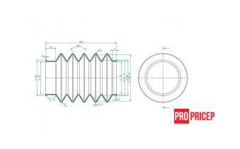 3428644930_pylnik-tormoza-nakata Пильник гальма накату KNOTT KFG 35. 3500 кг