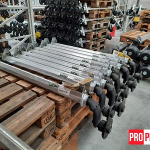 Вісь торсіонна AL-KO без гальма 750 кг маточина 98х4 1250 мм Plus Optima