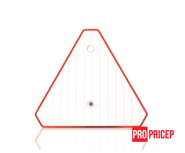 3431673472_svetovozvraschatel-treugolnyj-krasnyj Світловідбивачі Fristom UOT 024B (трикутний червоний в чорній оправі) з отворами