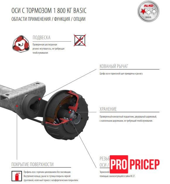 3480867848_os-torsionnaya-al-ko Вісь торсіонна AL-KO гальмівна 1800 кг 1800 мм (112х5)