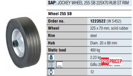 3523530773_rolik-opornogo-kolesa Ролик опорного колеса AL-KO 225x70мм 20x88мм 1223522