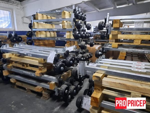 3527395116_os-torsionnaya-tormoznaya Вісь безгальмівна торсіонна Knott-Autoflex 1800 кг 1500 мм 112х5 (кований важіль)