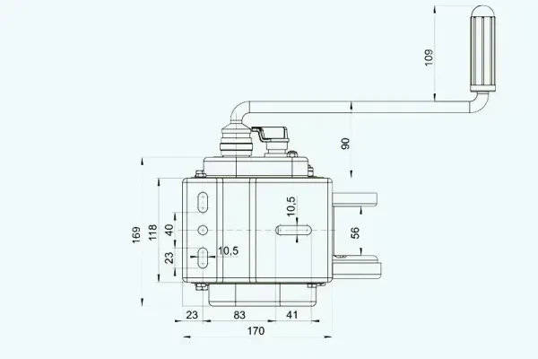 Лебедка AL-KO Basic 900A без троса/фала 900кг