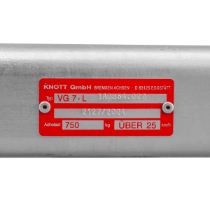 Bісь VG 7-L, B=1900, С=2350, 98x4 (кутий важіль)