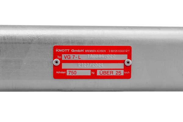 ukr_pl_VIS-BEZ-GAL-M-KNOTT-VG7-L-DO-PRICHEPA-750KG-1190MM-1623MM-4x100-171_8 Bісь VG 7-L, B=1900, С=2350, 98x4 (кутий важіль)