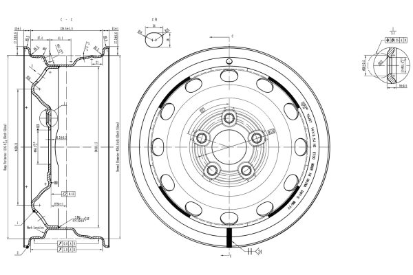 цумсцу Колісний диск Knott 14" 112x5 6X0630.035