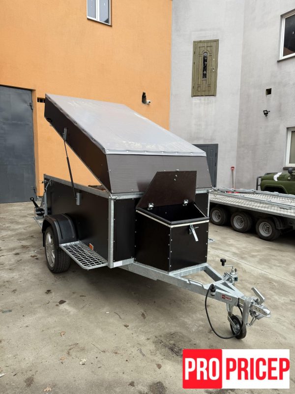 1734786505325638 Причіп - фургон, бортовий закритого типу 1400х2600 мм