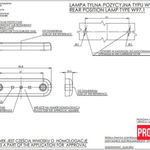 1212112 Ліхтар габаритний задній світлодіодний WAS 709 W97.1