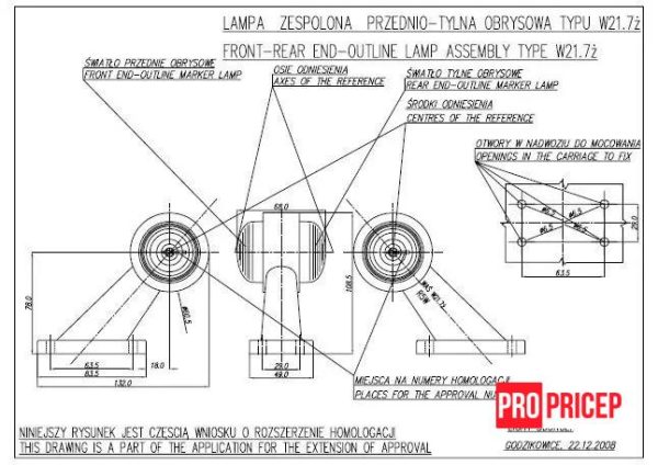 2222222333333334 Ліхтар контурний WAS 267 W21.7Ż