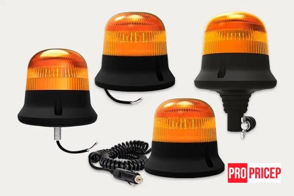 24еепа Проблисковий маячок помаранчевий світлодіодний FRISTOM FT-150 DF LED PI подвійний спалах