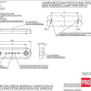 3аа Ліхтар габаритний задній світлодіодний WAS 712 W97.2
