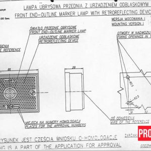 45455445 Ліхтар габаритний передній WAS 82z W15