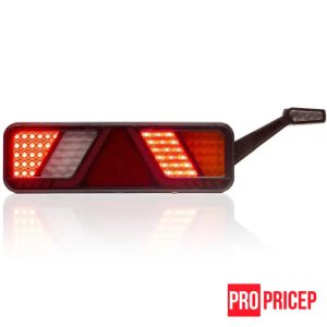 45р4р Ліхтар напівпричепа задній світлодіодний FRISTOM FT-700-146 P LED AMP 7PIN правий