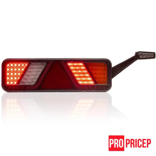 45р4р Ліхтар напівпричепа задній світлодіодний FRISTOM FT-700-146 P LED AMP 7PIN правий