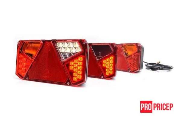 е434 Ліхтар задній світлодіодний на вантажівку WAS 995 W125DEL лівий