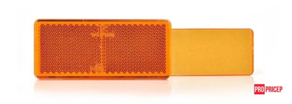 ewvbvc Світловідбивач на причіп помаранчевий WAS 96x42