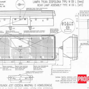 фмц Ліхтар задній WAS 54 W09P правий