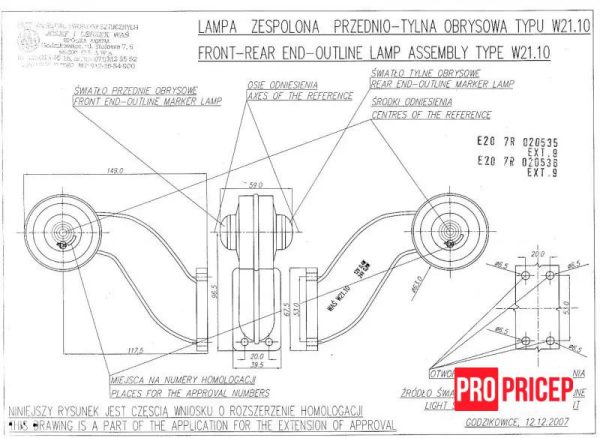 ииииииииииииииииииииииииииии Ліхтар контурний світлодіодний WAS 152P W21.10 правий