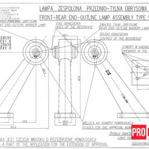 Ліхтар контурний світлодіодний WAS 136L W21.3 лівий