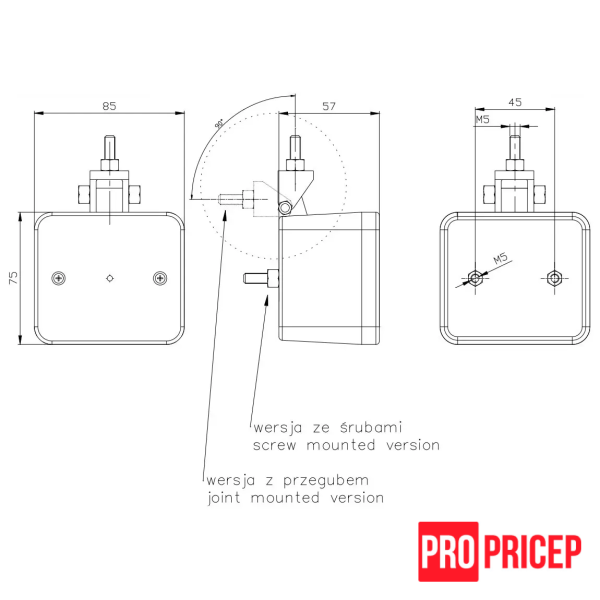 ло Ліхтар заднього ходу FRISTOM MD-040 S