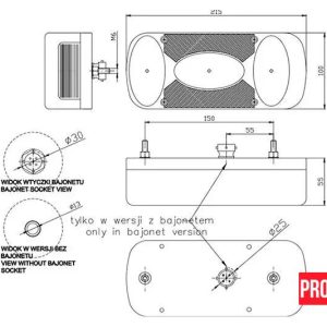 мццкппцпацуа Ліхтар задній FRISTOM MD-036 L лівий з протитуманним світлом