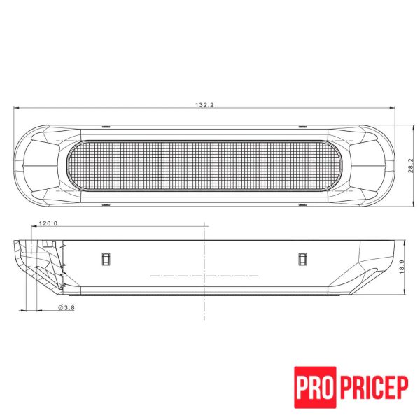 міум Ліхтар задній світлодіодний універсальний FRISTOM FT-330 LED