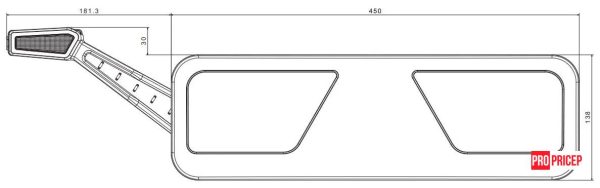 мкуиукии Ліхтар напівпричепа задній світлодіодний FRISTOM FT-700-146 L LED AMP 7PIN лівий