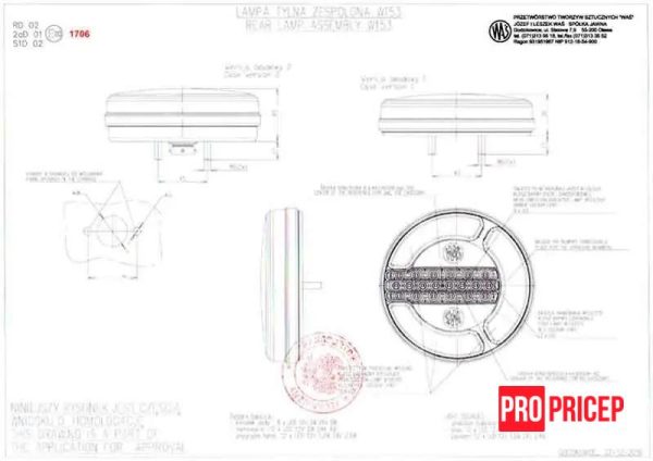 Screenshot Ліхтар задній на причіп світлодіодний WAS 1128 W153