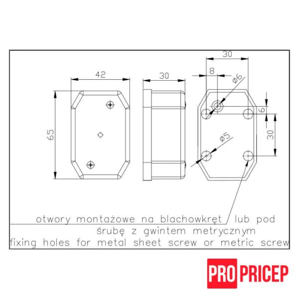 оооу Ліхтар габаритний передній світлодіодний FRISTOM FT-001 B LED