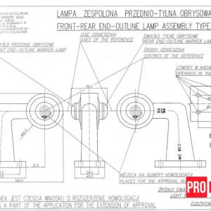 Ліхтар контурний світлодіодний WAS 135L W21.2 лівий