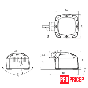ттмм Ліхтар заднього ходу світлодіодний FRISTOM FT-036 REV LED