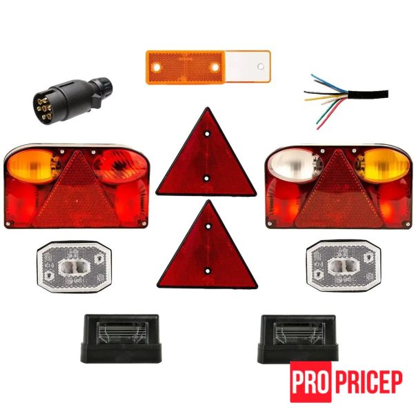 укикуки Комплект світлотехніки на легковий причіп (Польща) var 3