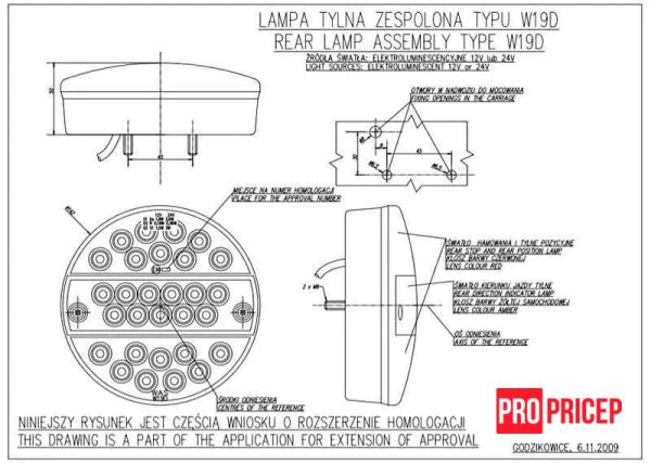 уккккккупи Ліхтар задній світлодіодний WAS 288 W19D