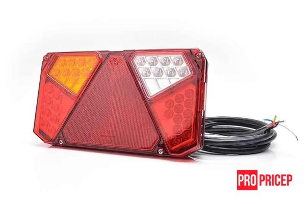 укп43п43п Ліхтар задній світлодіодний на вантажівку WAS 915 W125DL лівий