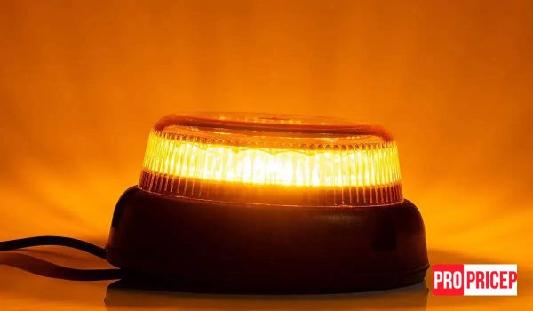 влкег Проблисковий маячок помаранчевий світлодіодний FRISTOM FT-101 3S RO LED обертовий спалах