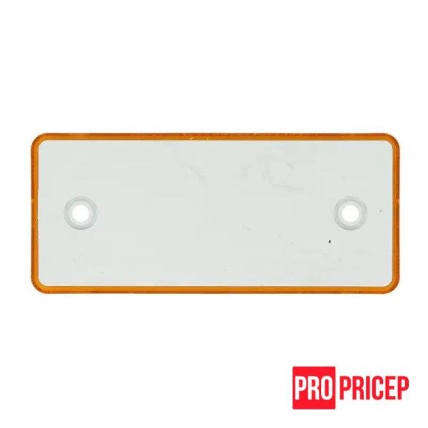 wfg43wg Світловідбивач на причіп помаранчевий WAS 96x42 з отворами