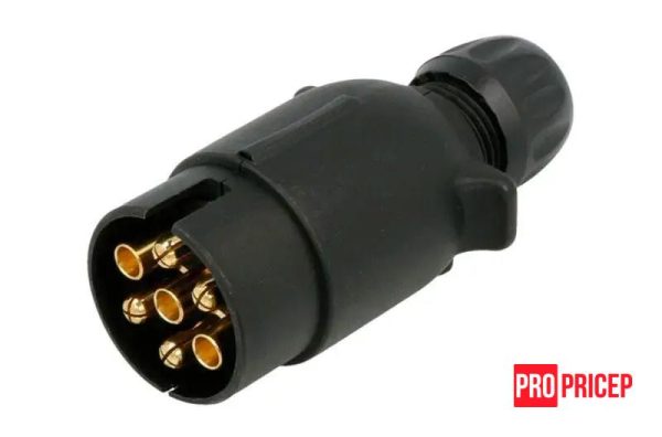 wfvev Вилка причепа 7 контактна Knott Autoflex 7 PIN 12V